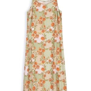 Floral Sleeveless Maxi Dress